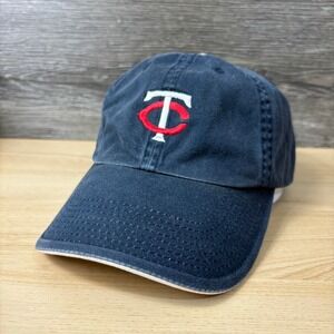 Minnesota Twins Hat Strap Back Blue MLB Baseball Adjustable American Needle
